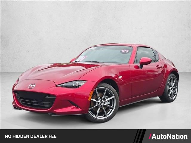 Used 2021 MAZDA MX-5 Miata RF Grand Touring RWD image 1