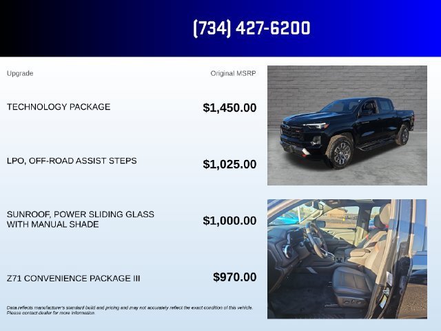 Used 2026 Chevrolet Colorado Z71 w/ Technology Package AWD/4WD image 5