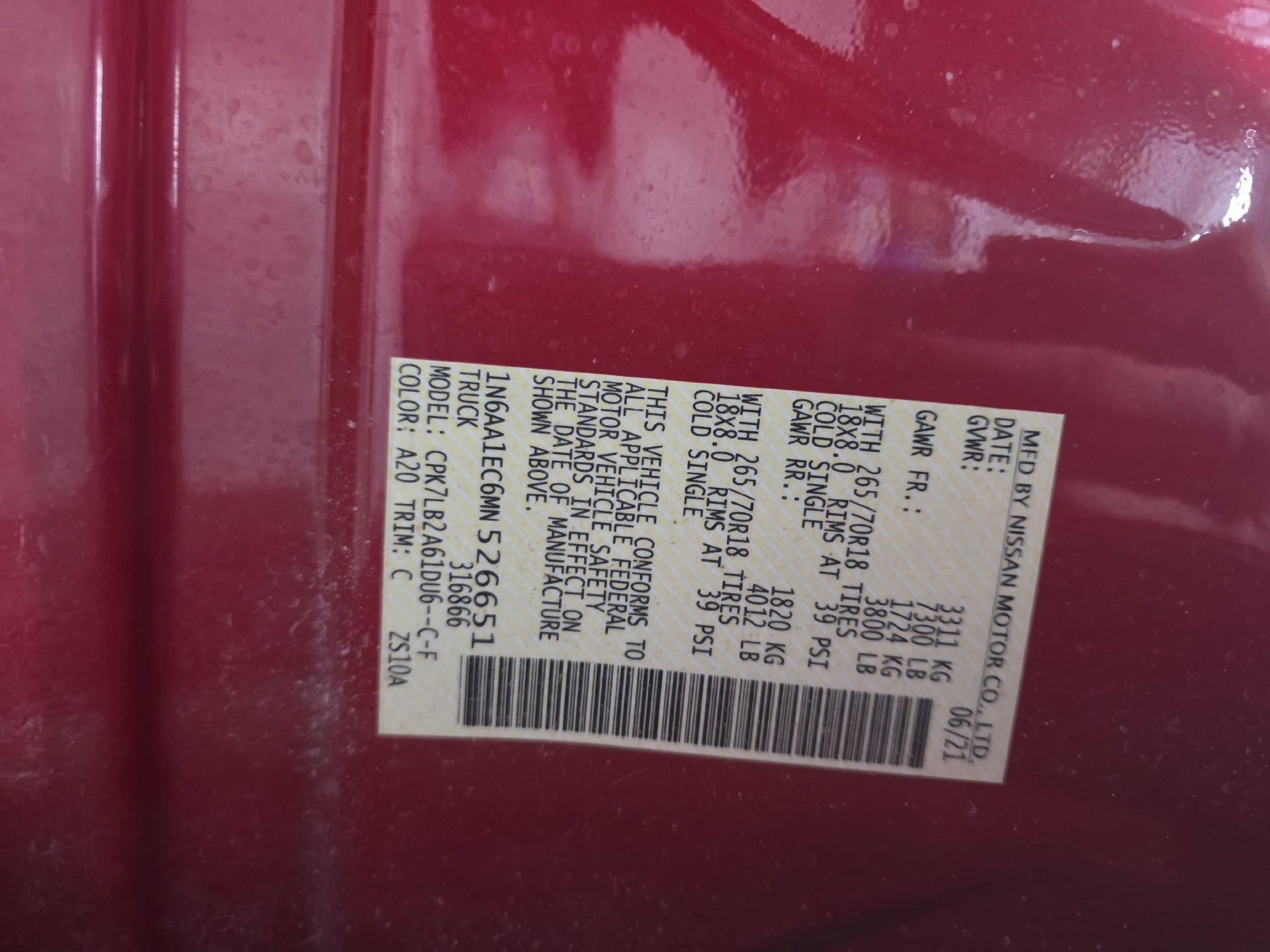 Used 2021 Nissan Titan SV w/ Accessory Utility Package AWD/4WD image 34