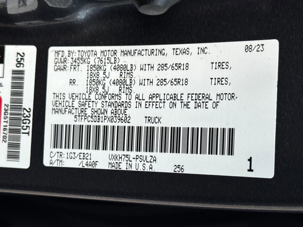 Used 2023 Toyota Tundra TRD Pro AWD/4WD image 49