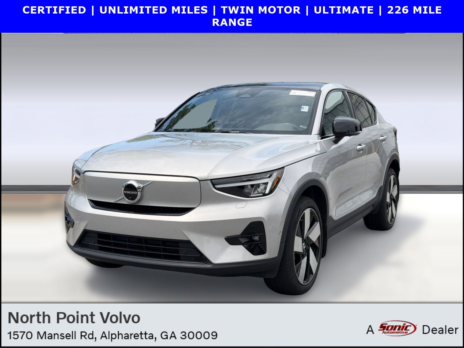 Certified 2023 Volvo C40 P8 Recharge Ultimate AWD/4WD image 1