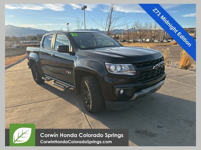 Used 2021 Chevrolet Colorado Z71 w/ Z71 Midnight Edition 360° Tour