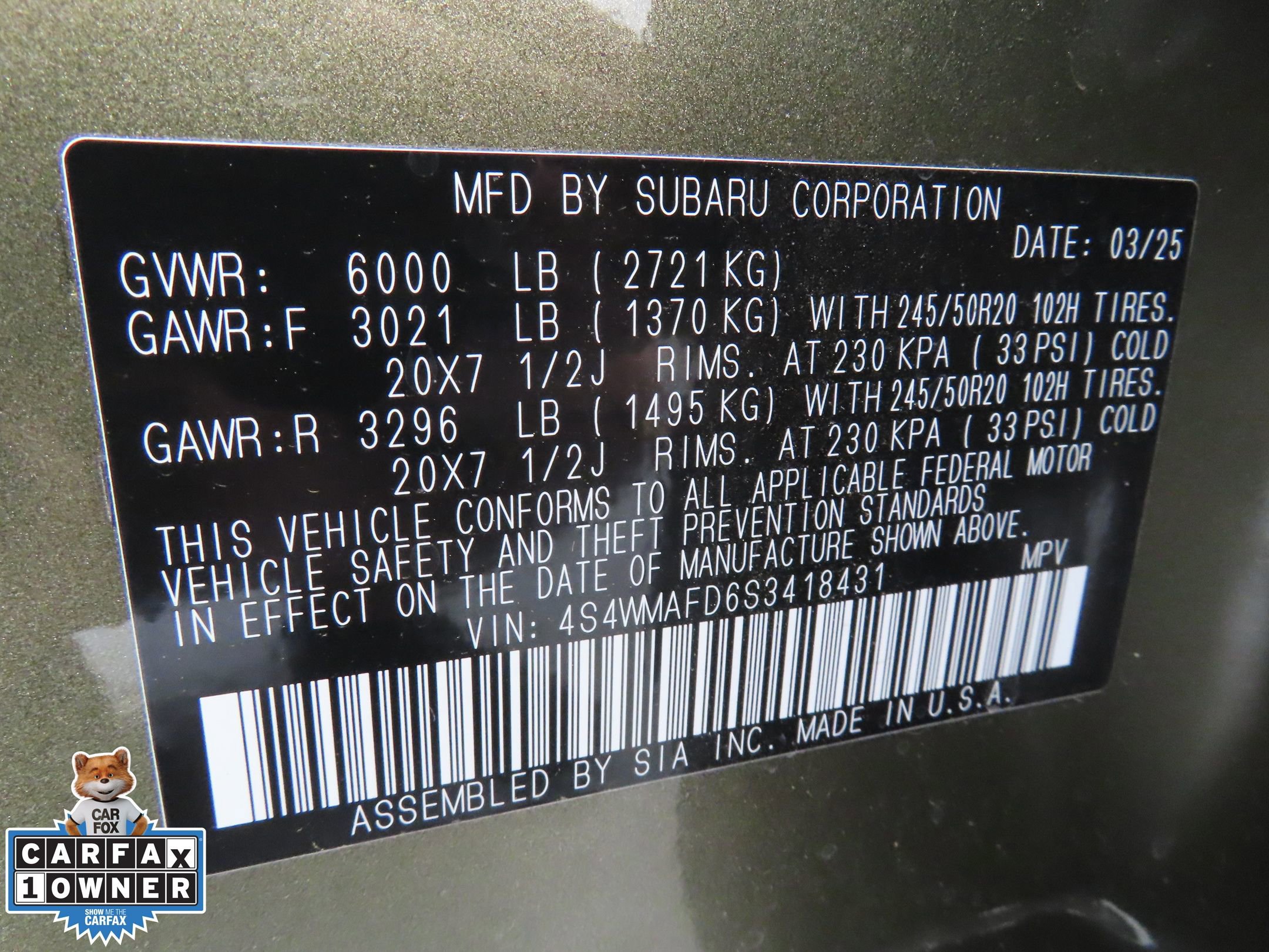 Used 2025 Subaru Ascent Onyx Edition AWD/4WD image 32