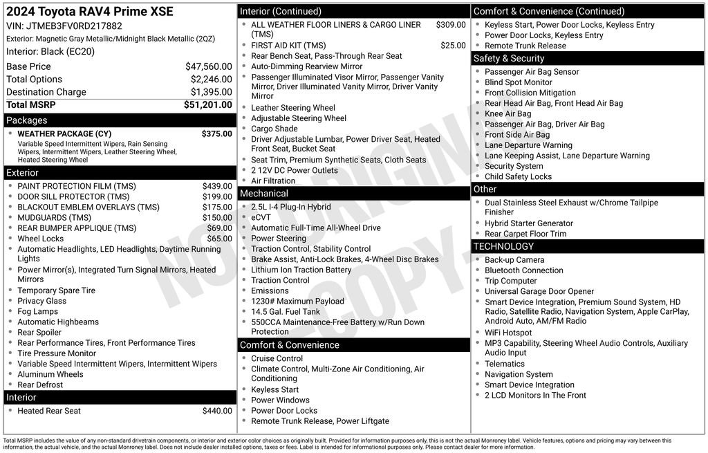 Used 2024 Toyota RAV4 XSE w/ Weather Package AWD/4WD image 35