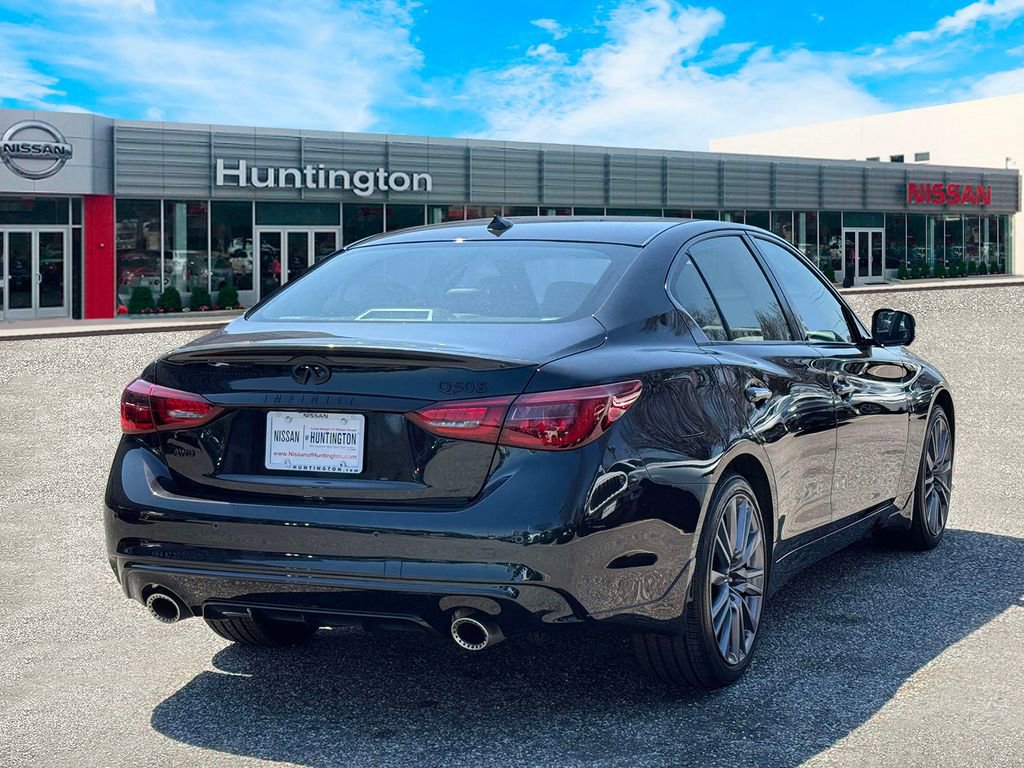 Used 2023 INFINITI Q50 Red Sport 400 w/ Black Opal Edition AWD/4WD image 4