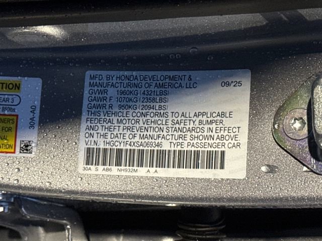 New 2025 Honda Accord SE image 28