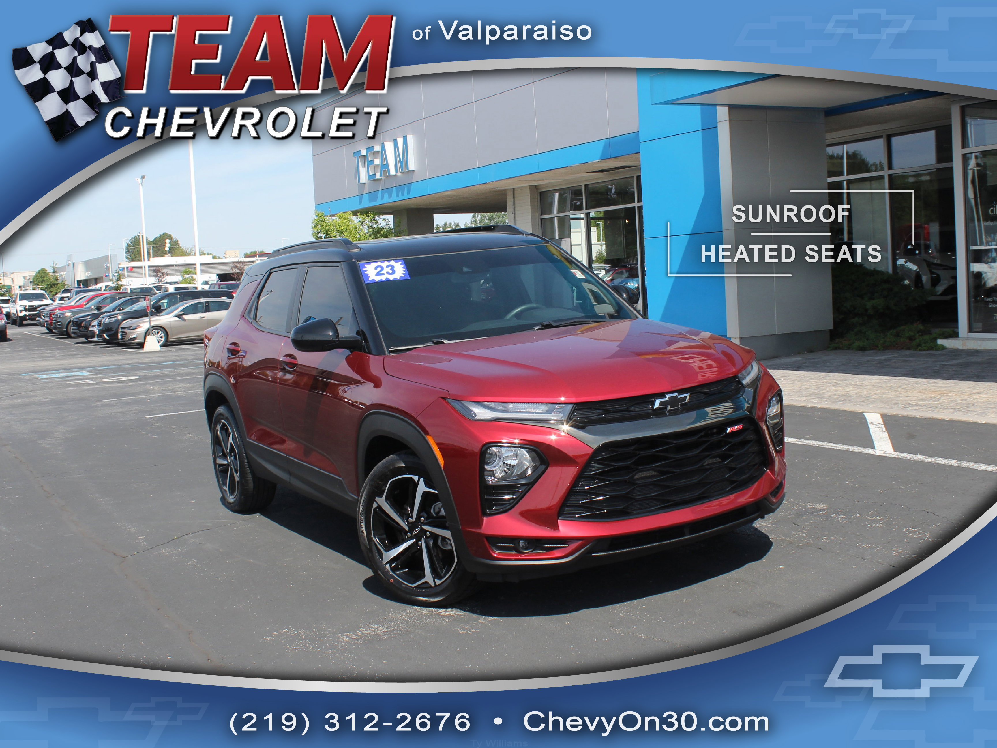 Used 2023 Chevrolet TrailBlazer RS w/ Sun and Liftgate Package FWD image 1