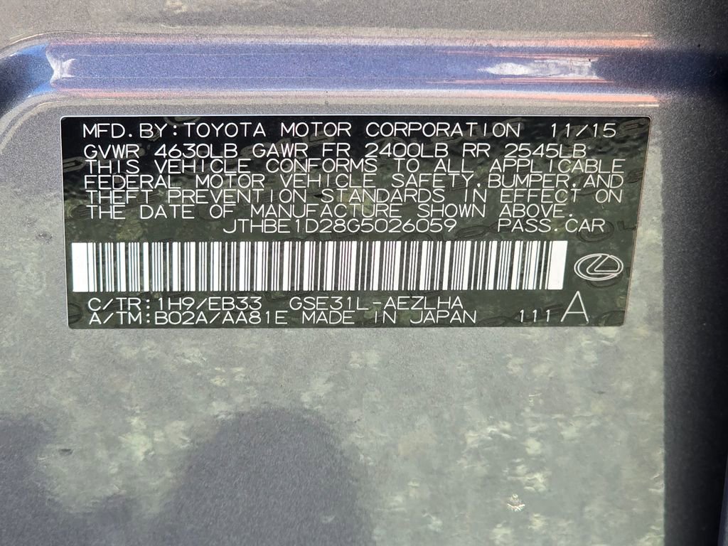 Used 2016 Lexus IS 350 w/ F Sport Package image 52