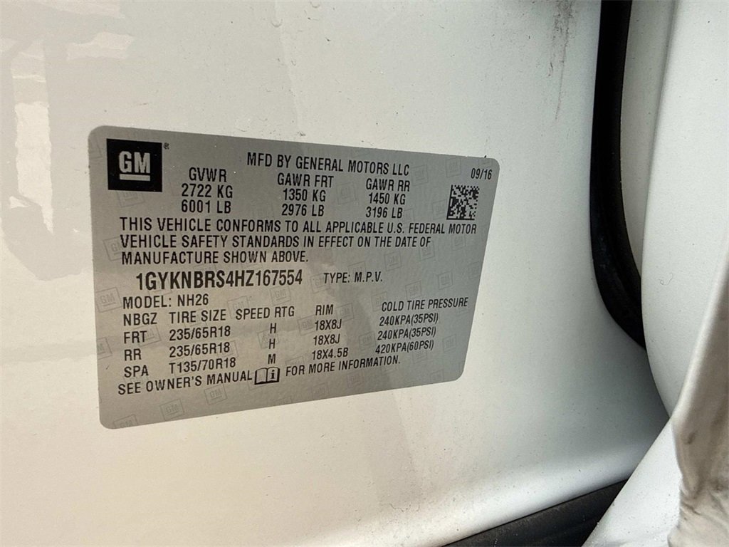 Used 2017 Cadillac XT5 Luxury w/ LPO, Wheel Lock Package image 32