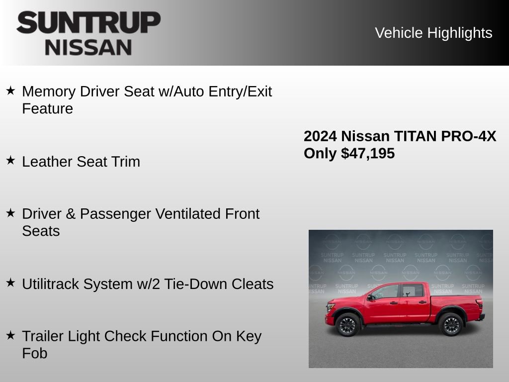 Used 2024 Nissan Titan PRO-4X w/ Pro-4x Convenience Package image 39