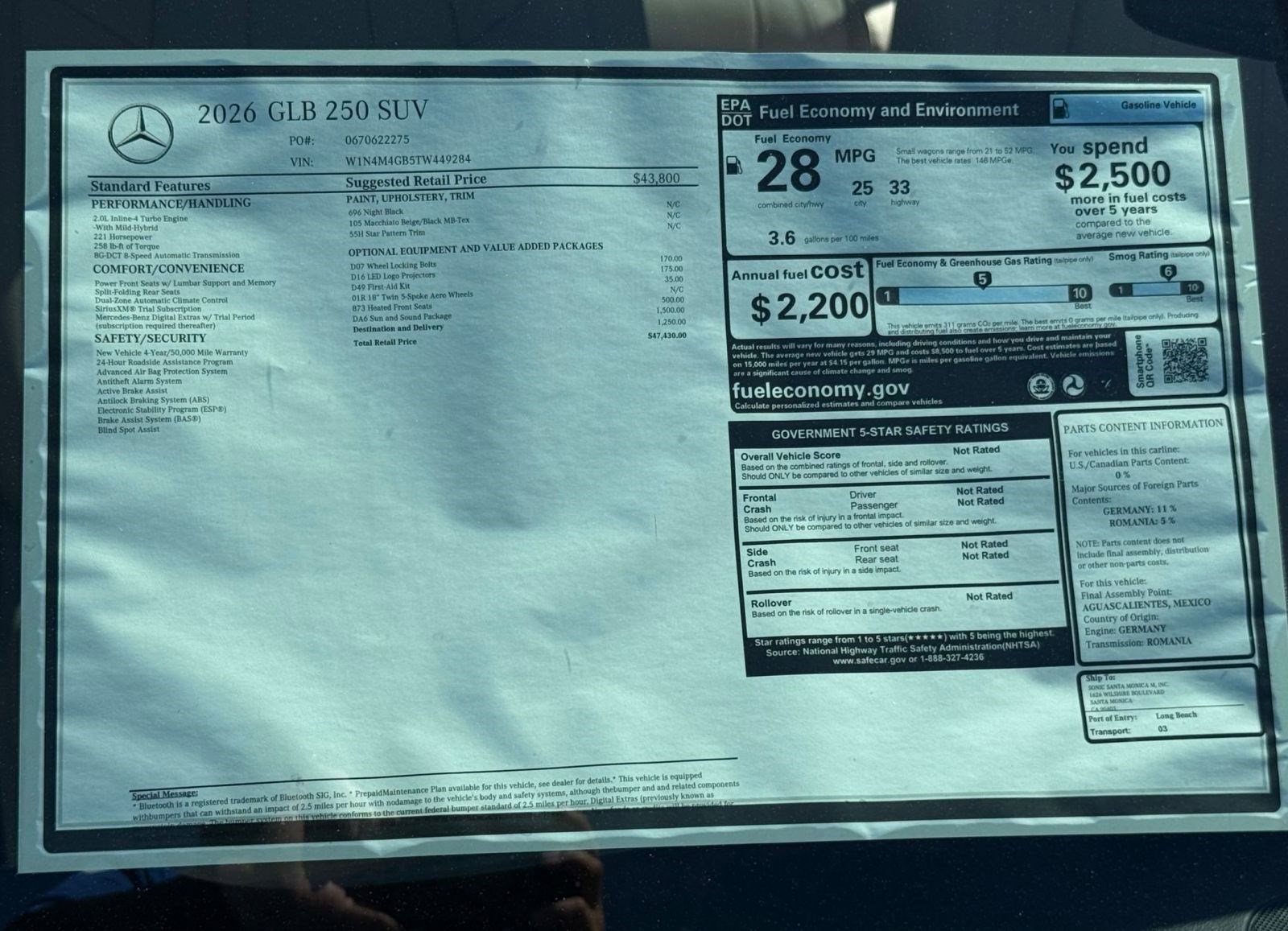 New 2026 Mercedes-Benz GLB 250 image 31