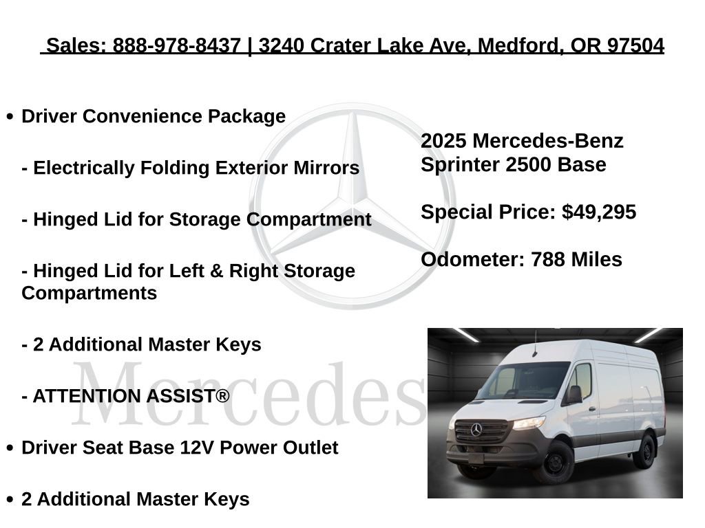 Used 2025 Mercedes-Benz Sprinter 2500 image 10
