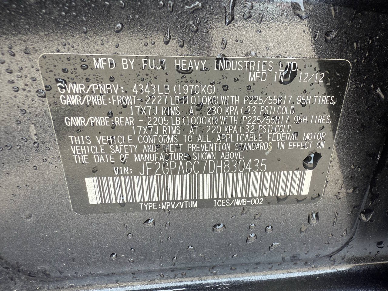 Used 2013 Subaru Crosstrek 2.0i Limited AWD/4WD image 21