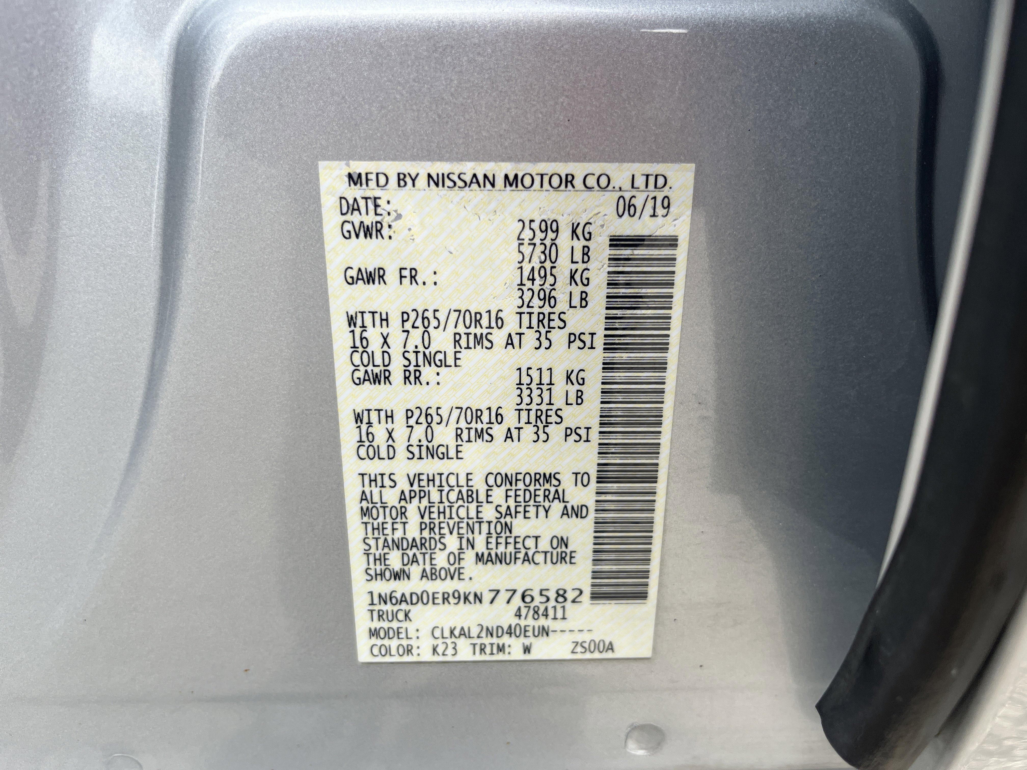 Used 2019 Nissan Frontier SV image 10