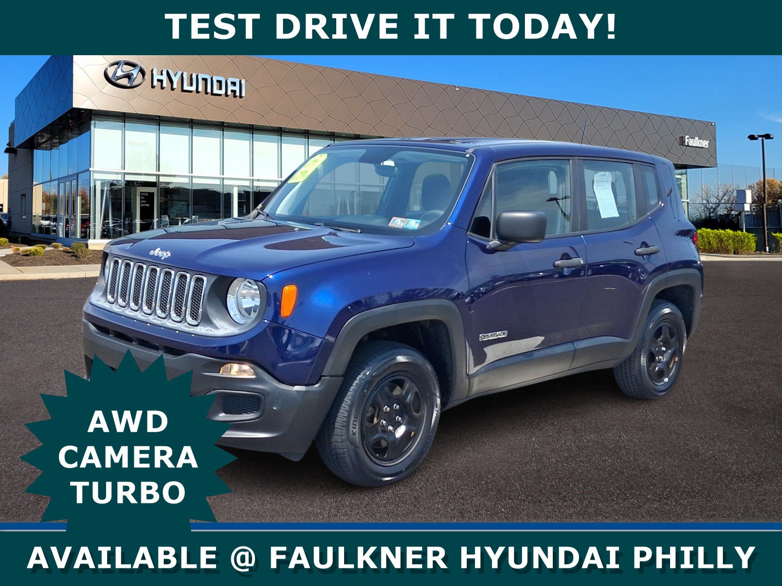 Used 2018 Jeep Renegade Sport w/ Power & Air Group AWD/4WD image 1