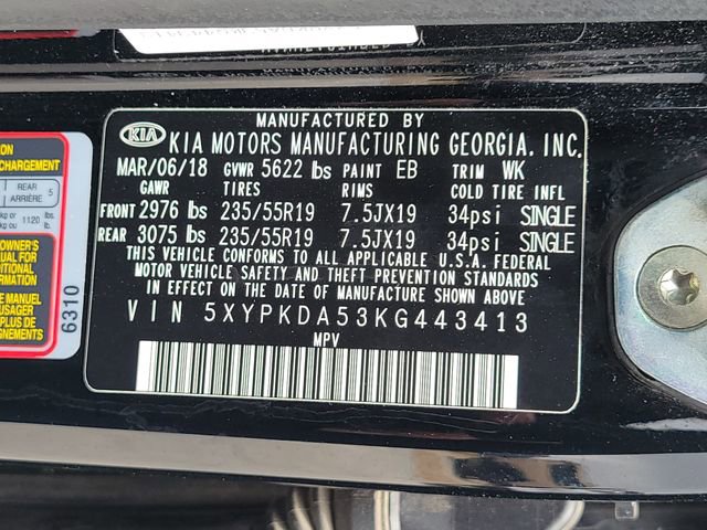 Used 2019 Kia Sorento SX w/ SX Touring Package AWD/4WD image 24