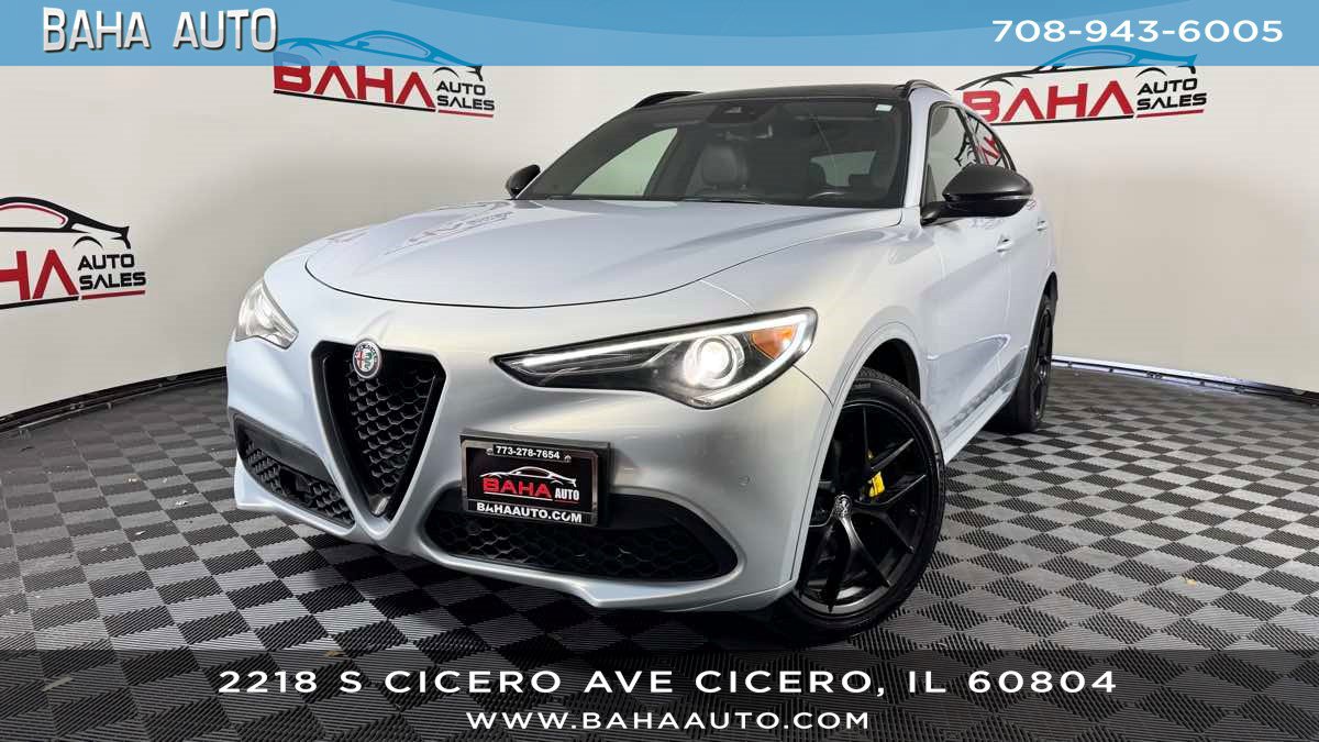 Used 2020 Alfa Romeo Stelvio Ti Sport w/ Quick Order Package 22S Sport AWD/4WD image 1