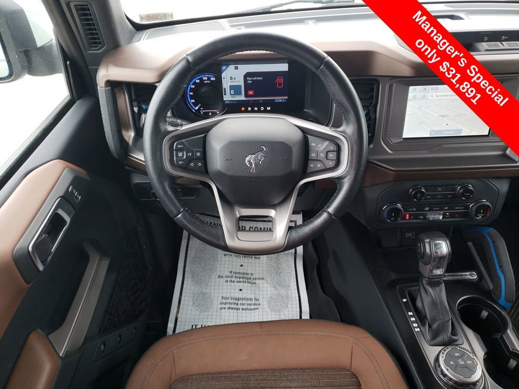 Used 2022 Ford Bronco Outer Banks AWD/4WD image 13