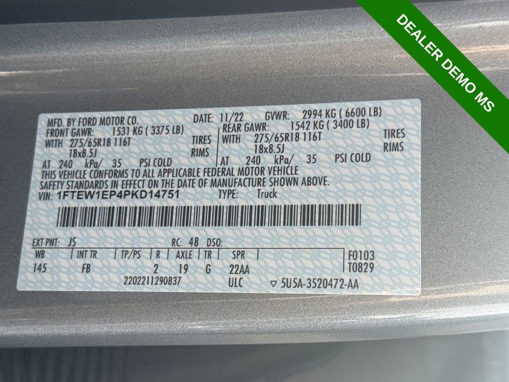 Used 2023 Ford F150 XLT w/ Equipment Group 301A Mid AWD/4WD image 29