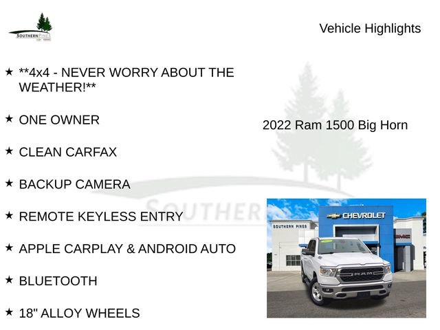 Used 2022 RAM 1500 Big Horn image 8