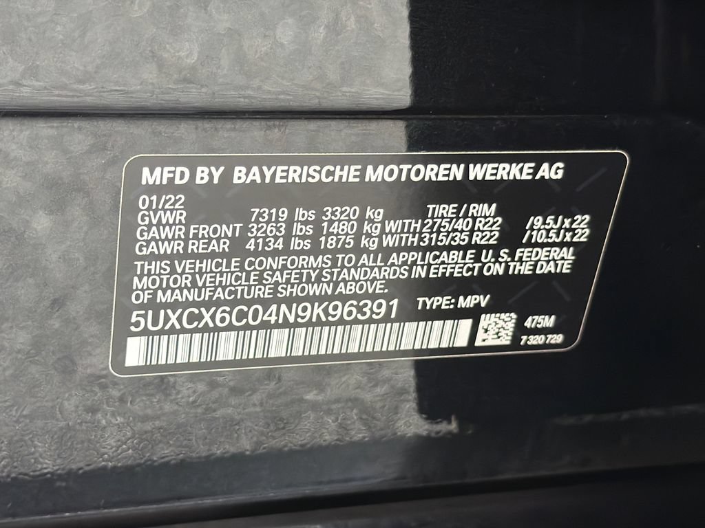 Used 2022 BMW X7 M50i w/ Dynamic Handling Package AWD/4WD image 36