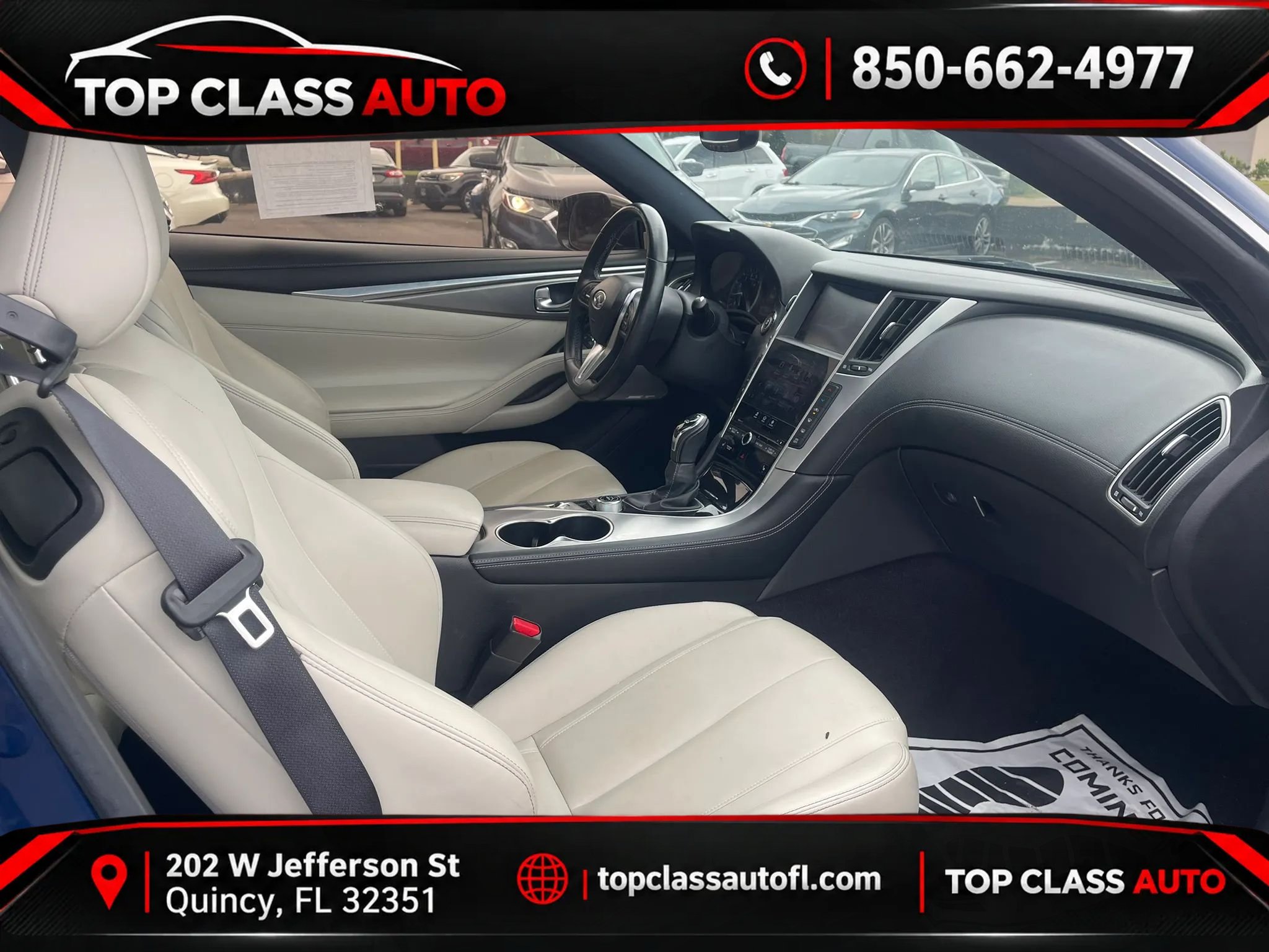 Used 2017 INFINITI Q60 3.0t w/ Premium Plus Package 3.0T RWD image 15