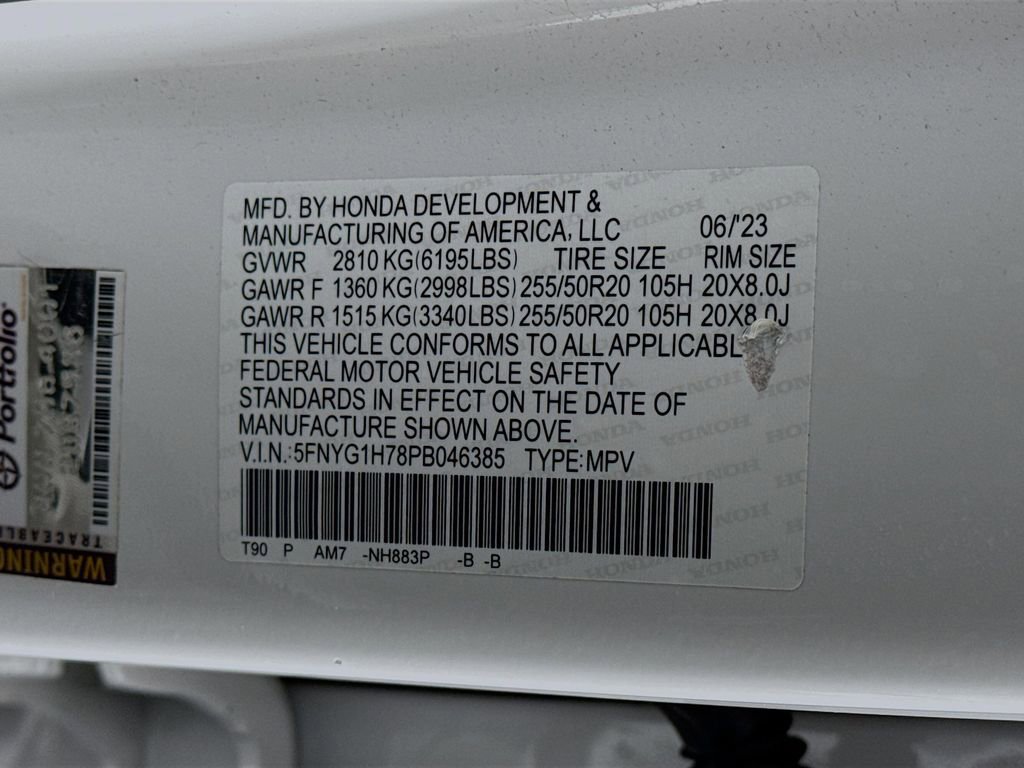 Certified 2023 Honda Pilot Touring image 32