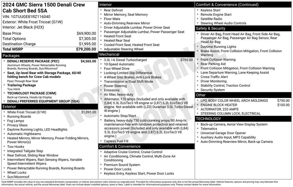 Certified 2024 GMC Sierra 1500 Denali w/ Denali Reserve Package AWD/4WD image 46