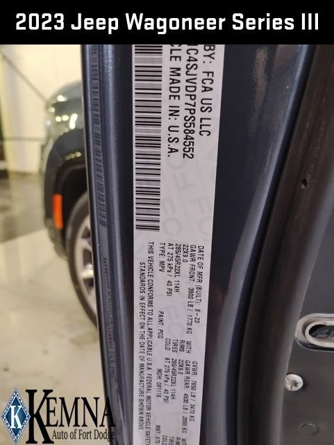 Used 2023 Jeep Wagoneer Series III w/ Premium Group I image 31