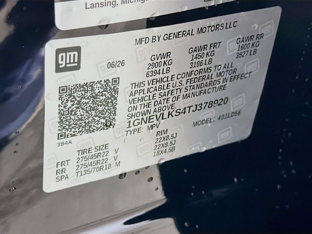 New 2026 Chevrolet Traverse RS w/ LPO, Floor Liner Package AWD/4WD image 29