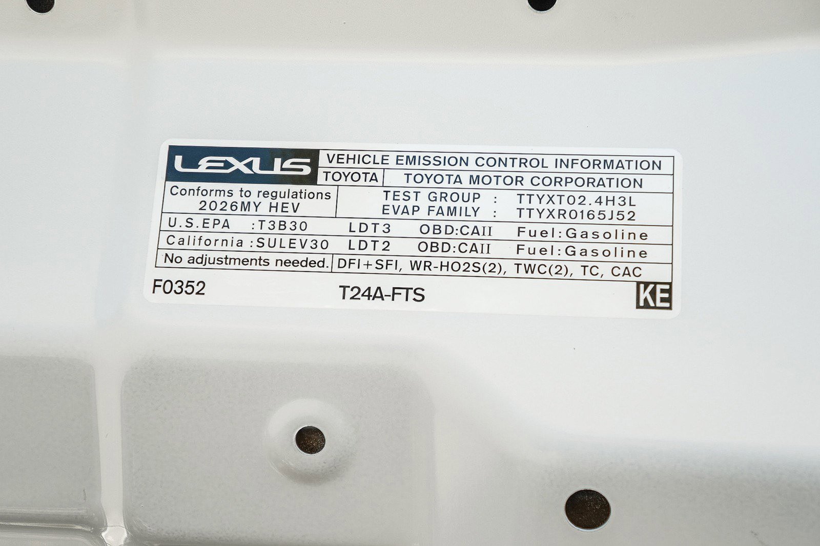 New 2026 Lexus TX 500h AWD image 32