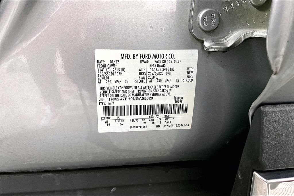 Used 2022 Ford Explorer Limited w/ Equipment Group 301A image 31