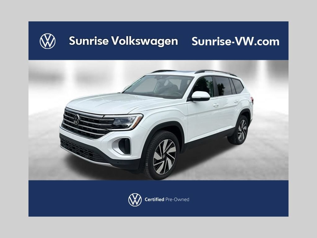 Certified 2026 Volkswagen Atlas SE w/ Panoramic Sunroof Package