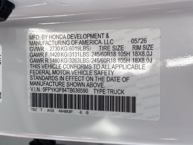 New 2026 Honda Ridgeline Black Edition image 21
