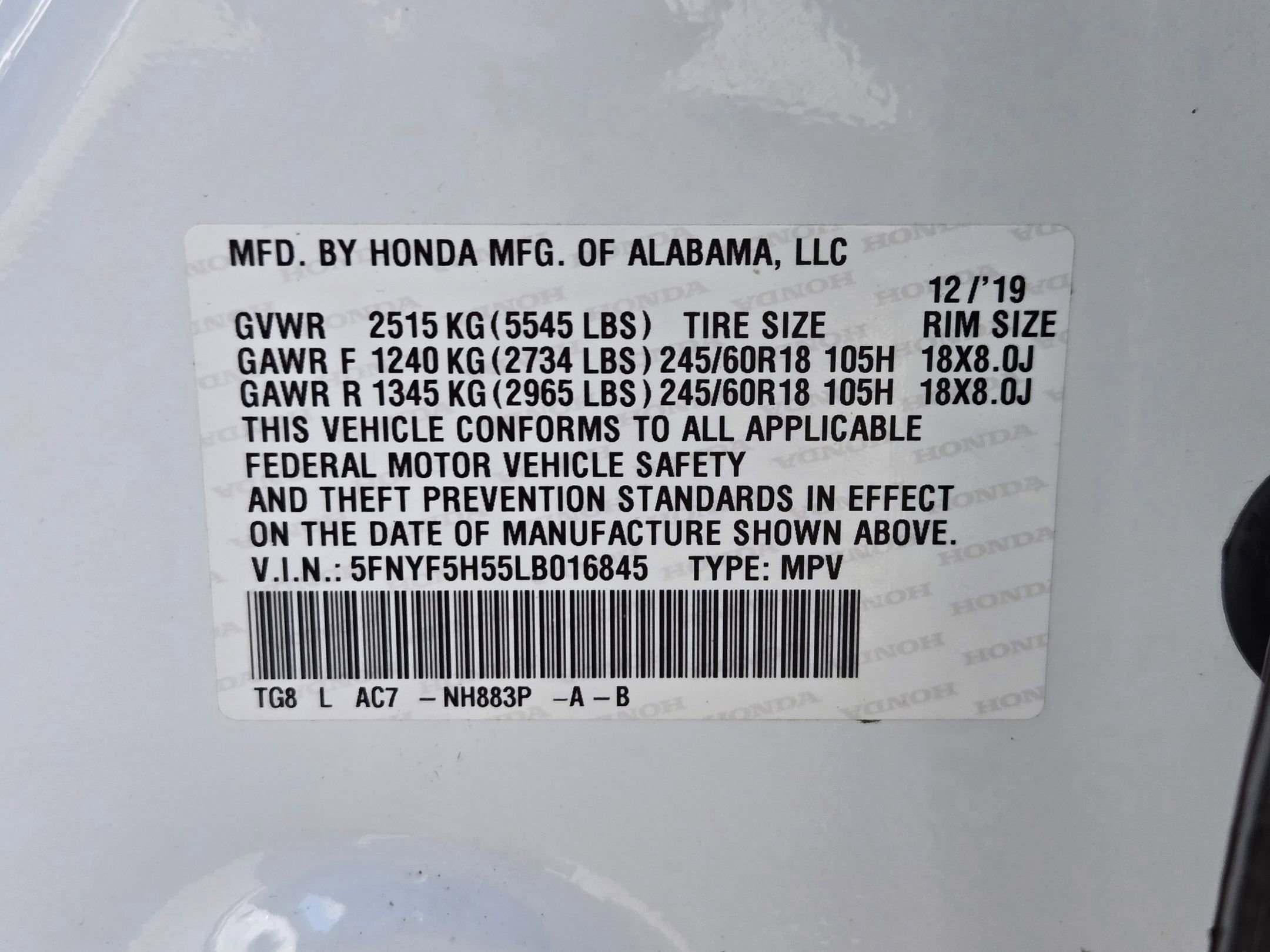 Used 2020 Honda Pilot EX-L image 33