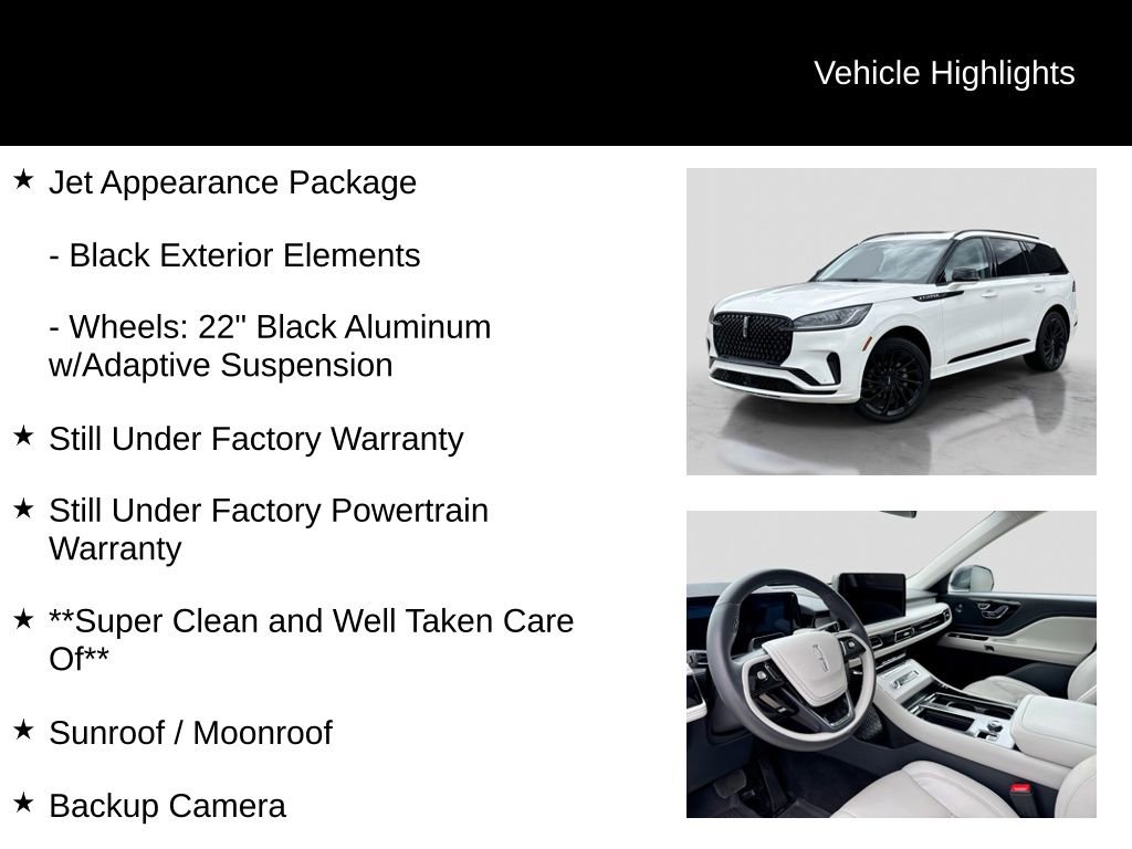Used 2025 Lincoln Aviator Reserve w/ Jet Appearance Package AWD/4WD image 11