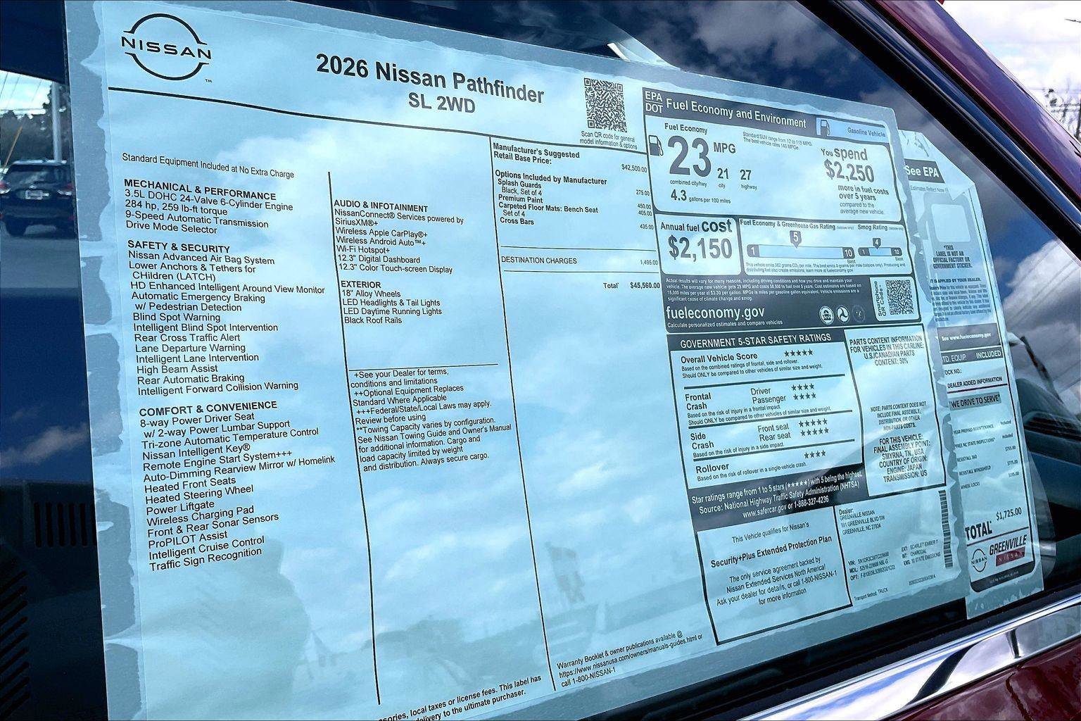 New 2026 Nissan Pathfinder SL image 15