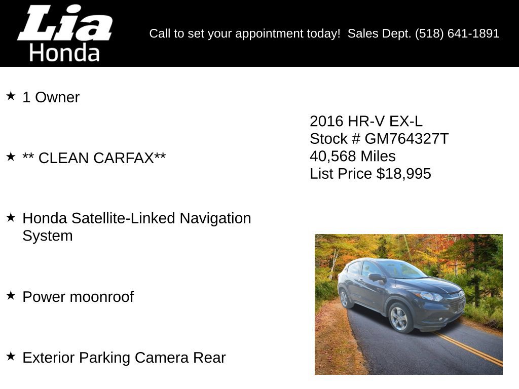Used 2016 Honda HR-V EX-L image 6