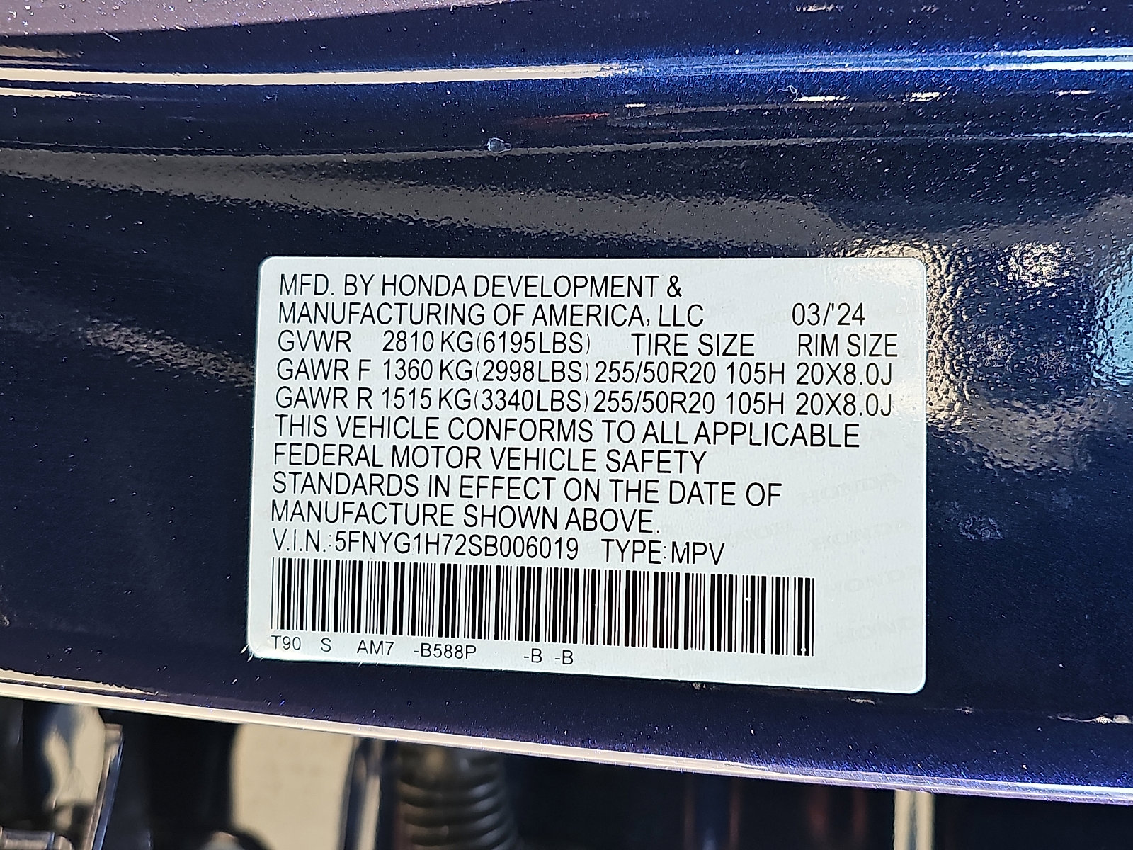 Used 2025 Honda Pilot Touring image 30