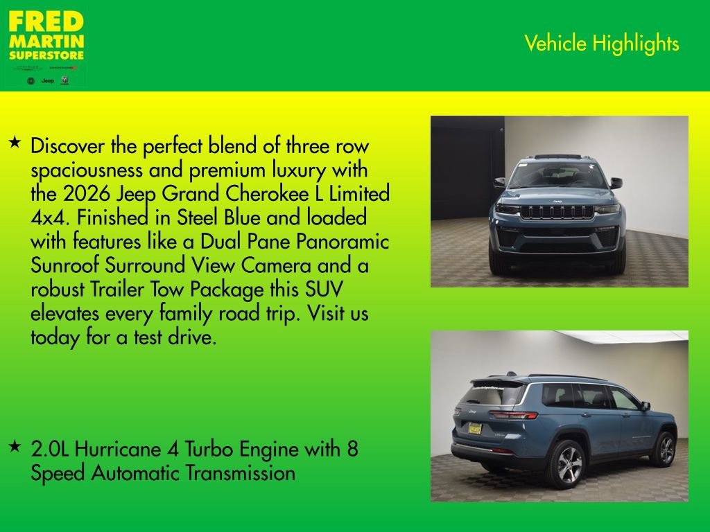 New 2026 Jeep Grand Cherokee L Limited image 7