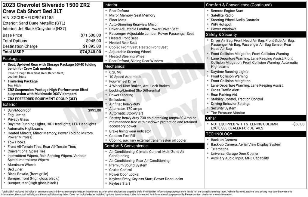 Used 2023 Chevrolet Silverado 1500 ZR2 image 10