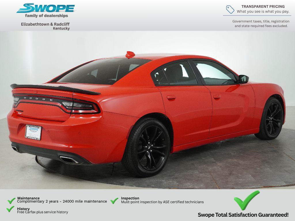 Used 2018 Dodge Charger SXT Plus w/ Blacktop Package RWD image 6