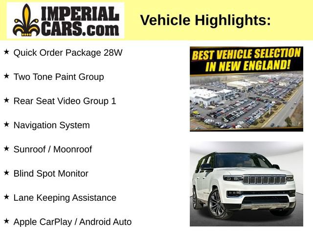 Used 2025 Jeep Grand Wagoneer L Series III w/ Rear Seat Video Group 1 AWD/4WD image 8