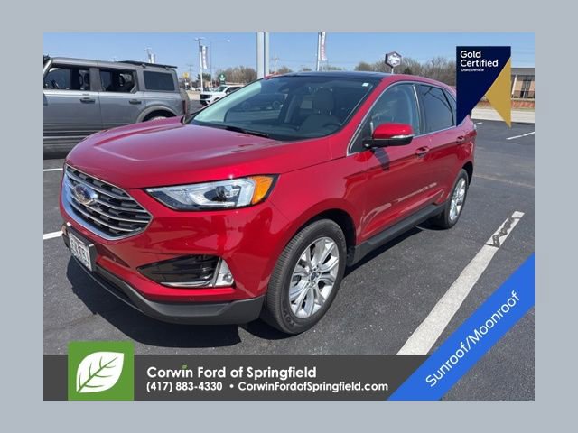 Used 2021 Ford Edge Titanium w/ Class II Trailer Tow Package image 1