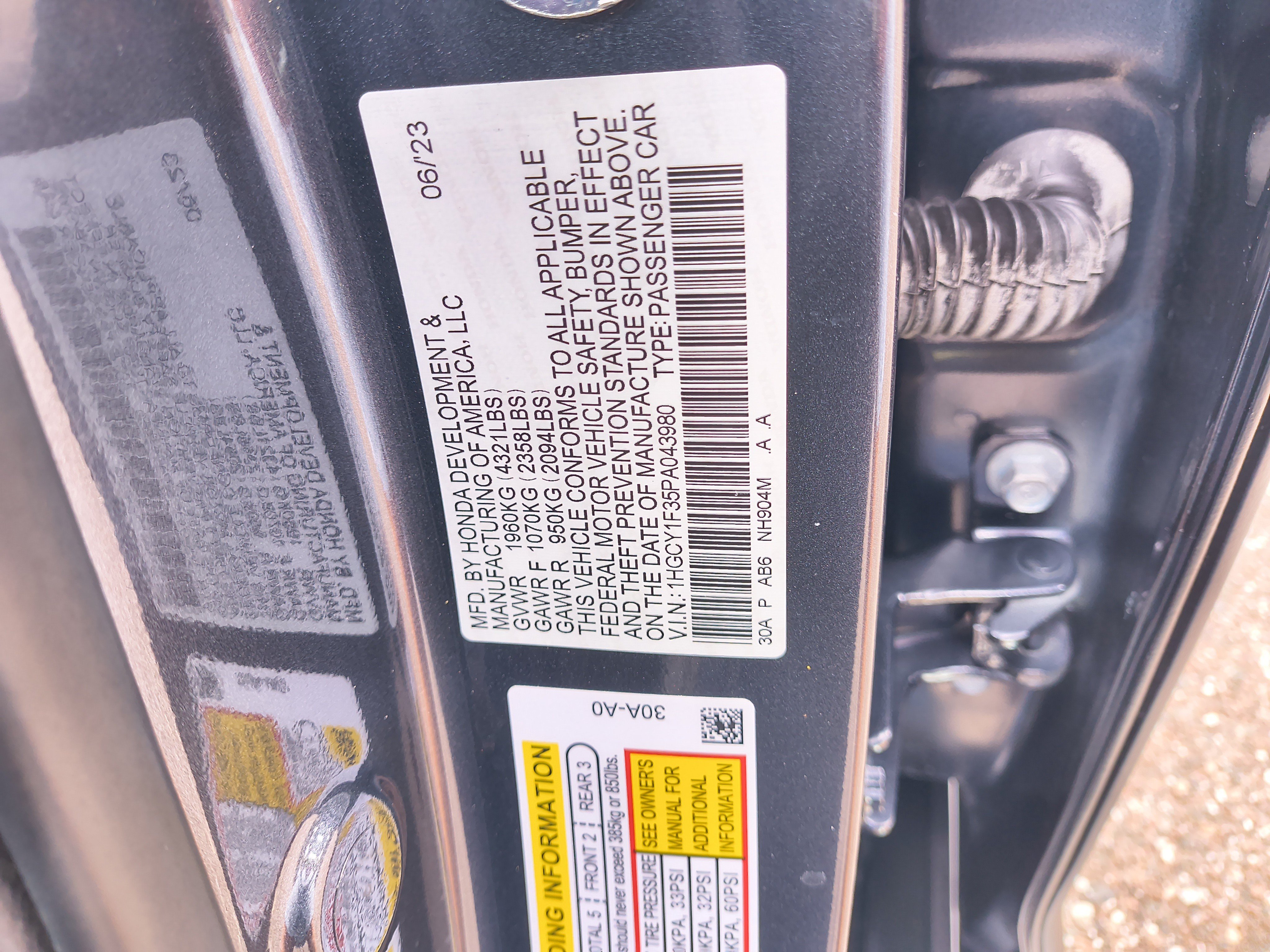 Used 2023 Honda Accord EX image 33