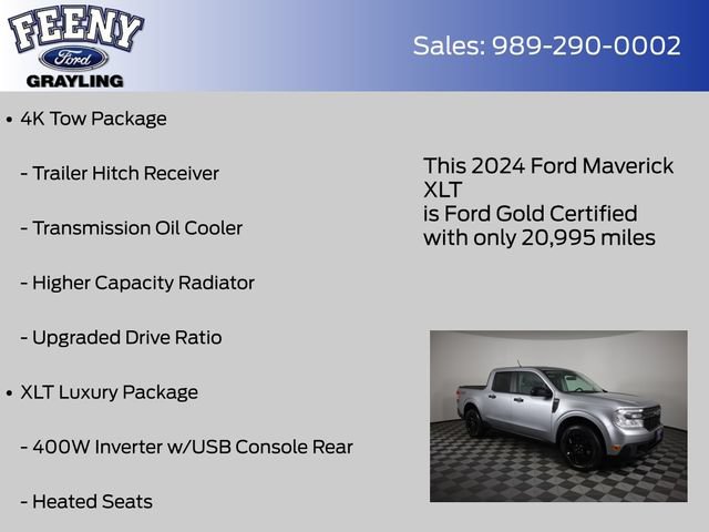 Used 2024 Ford Maverick XLT w/ XLT Luxury Package AWD/4WD image 20