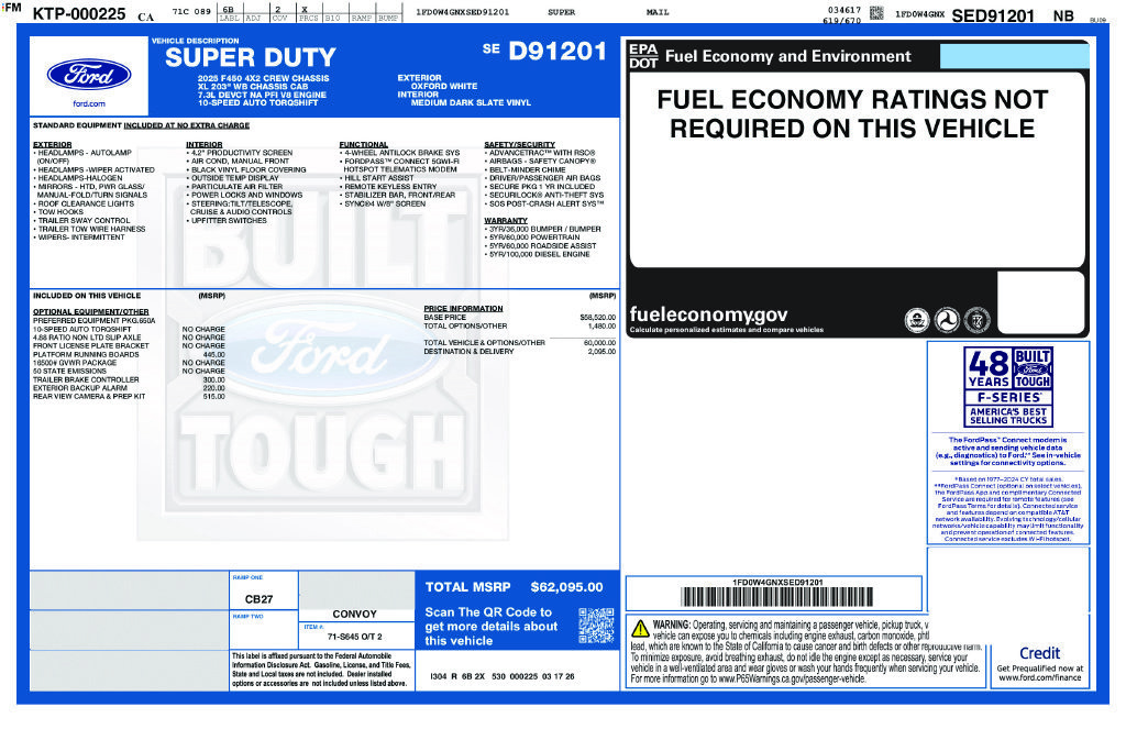 New 2025 Ford F450 XL RWD image 2