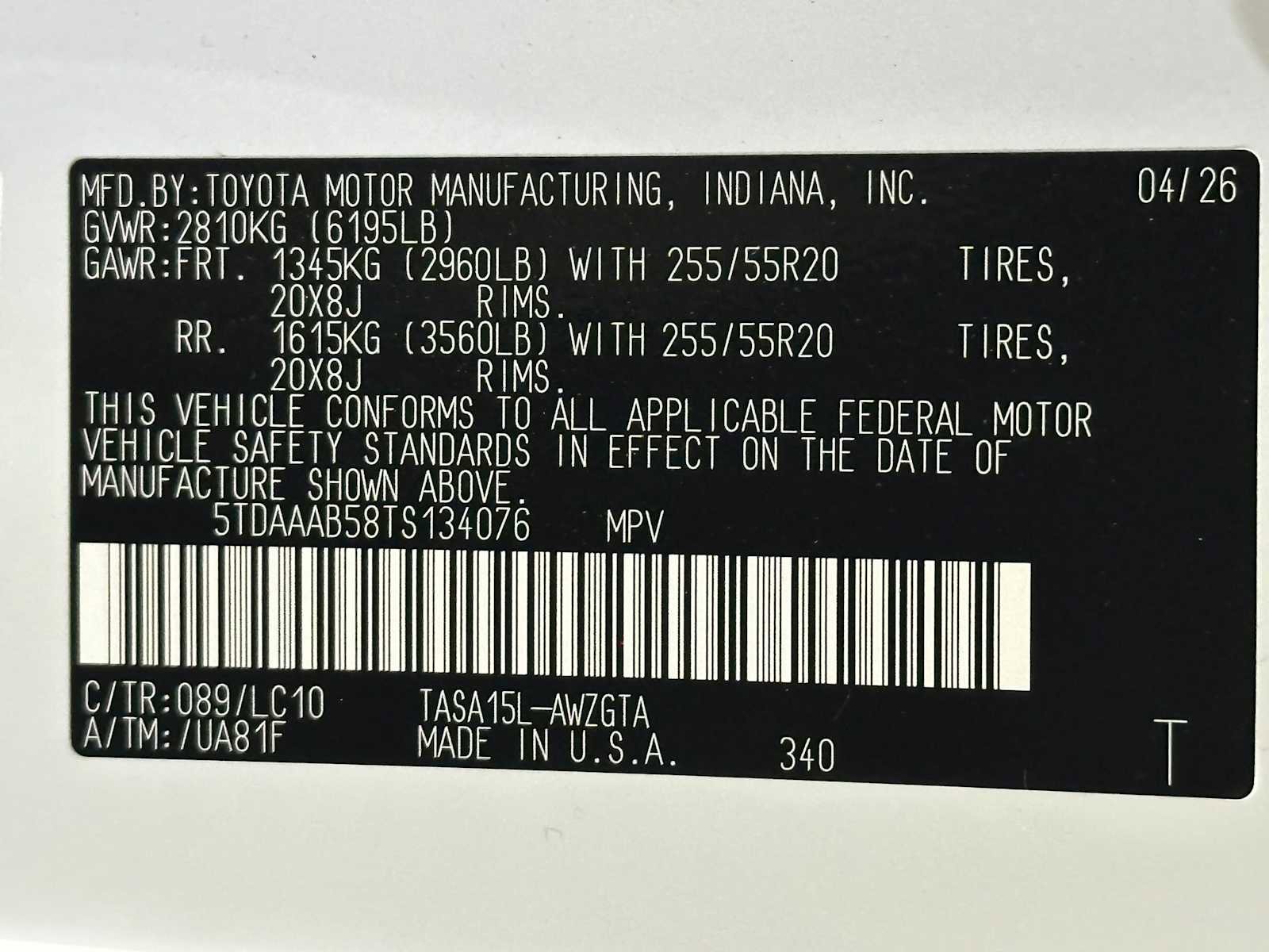 Certified 2026 Toyota Grand Highlander AWD image 38