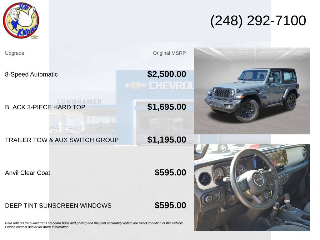 Used 2024 Jeep Wrangler Sport AWD/4WD image 5