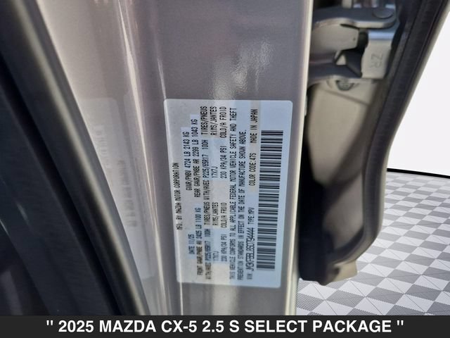 Certified 2025 MAZDA CX-5 AWD 2.5 S w/ Select Package image 37